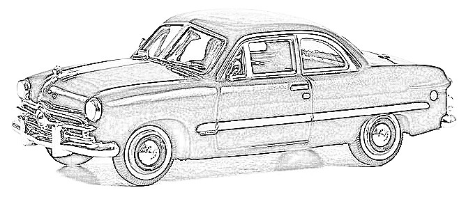 Dibujo Ford 1949