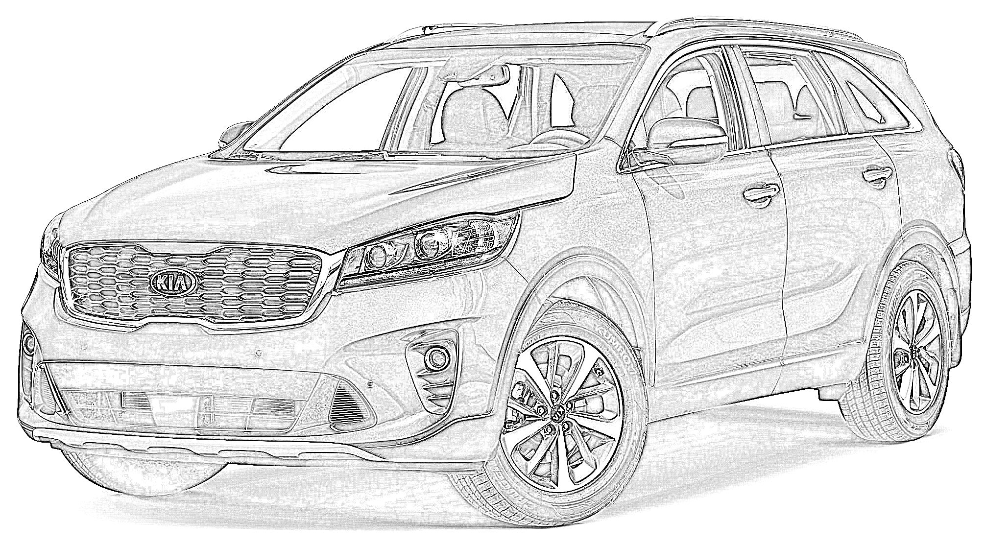 Kia Sorento en miniatura a escala