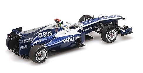 AT&T Williams Cosworth FW32 nº 9 Rubens Barrichello (2010) Minichamps 417100009 1/43 