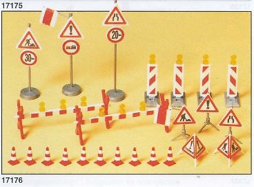 Acc. Señalización Obras Carretera Preiser 1/87 