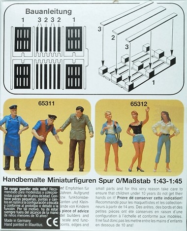 Accesorio Palets en kit Preiser 1/43 