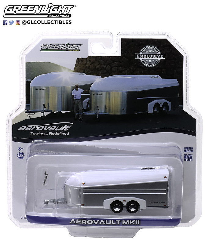 Aerovault MKII Trailer Greenlight 30008 1/64 