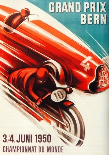 Poster del GP. F1 de Suiza de 1950 