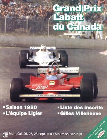 Poster del GP. F1 de Canadá de 1980 
