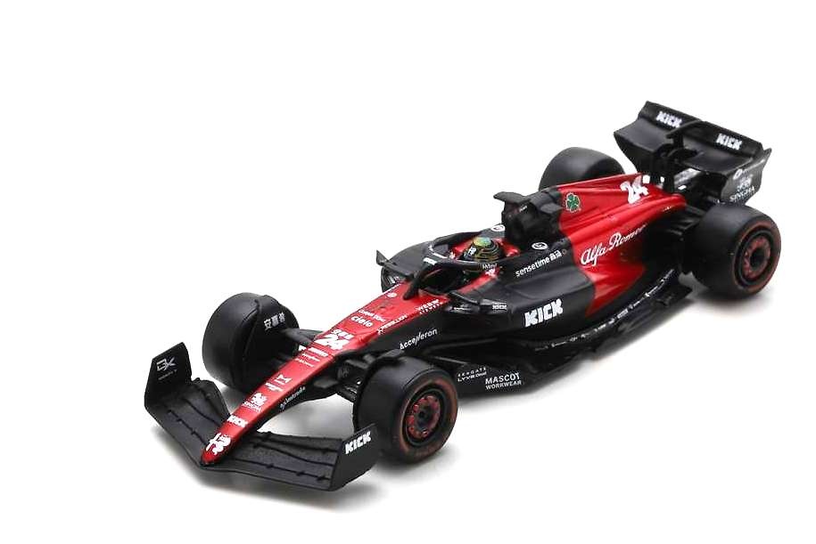 Alfa Romeo C43 nº 24 Zhou GuanYu (2023) Spark Y282 1:64 