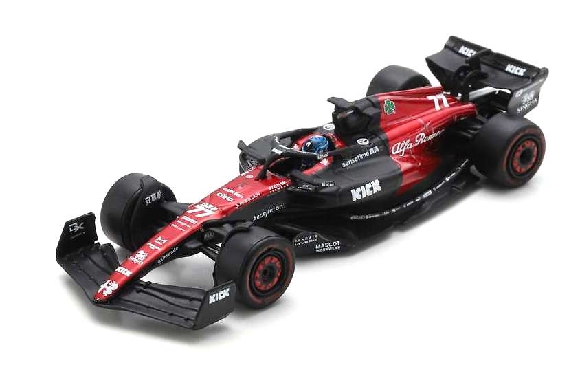 Alfa Romeo C43 nº 77 Valtteri Bottas (2023) Spark Y281 1:64 