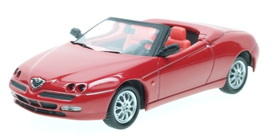 Alfa Romeo - 1/43 Alfa Romeo Spider 1999(レッド) 完成品 ミニカー(1554) solido(ソリド) 中古即納』{MDL} 1/43 Alfa Romeo Spider 1999(レッド) 完成品