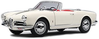 Alfa Romeo Giulietta 1300 Spider (1962) Autoart 1/18 Blanco 