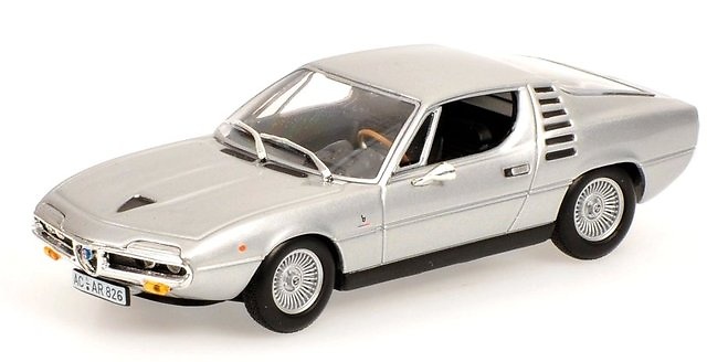 Alfa Romeo Montreal (1972) Minichamps 1/43 Gris Metalizado 