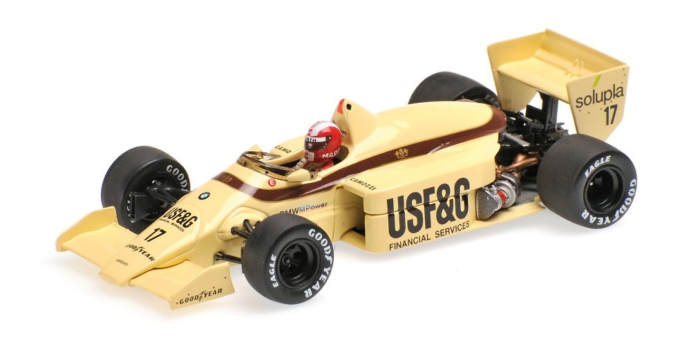 Arrows A8 nº 17 Marc Surer (1986) Minichamps 400860017 1:43 