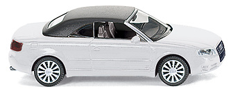 Audi A4 Cabriolet Cerrado Wiking 1/87 Blanco 