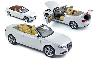 Audi A5 Cabriolet (2009) Norev 1/18 Blanco 