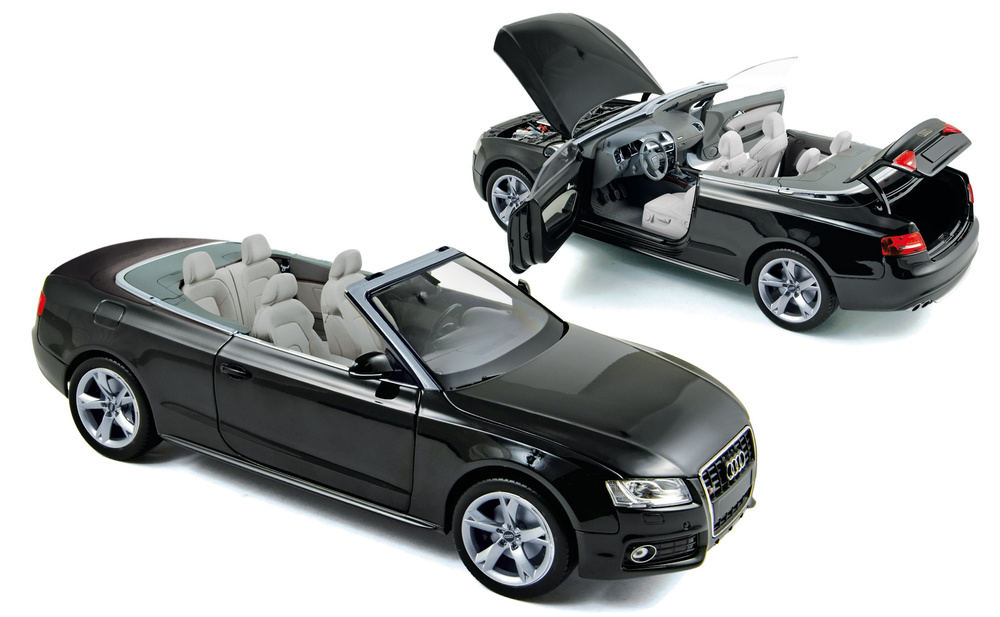 Audi A5 Cabriolet (2009) Norev 1/18 Negro 