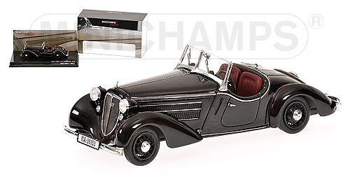 Audi Front 225 Roadster (1935) Minichamps 1/43 Negro 