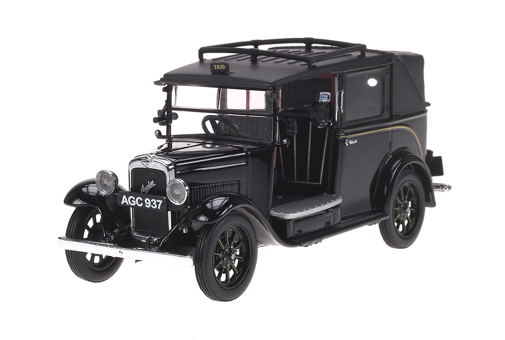 Austin Low Loader Taxi (1934) Oxford 1/43 Negro 