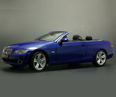 BMW 335i Convertible (Techo operativo) (E93) (2007) Kyosho 1/18 Azul Osuro Metalizado 
