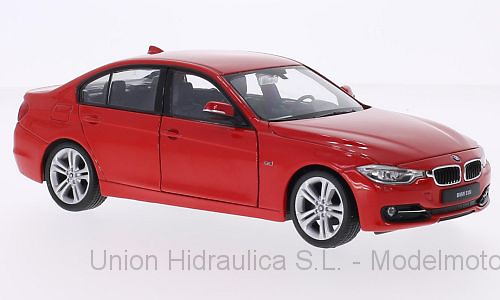 BMW 335i -F30- (2013) Welly 1:24 Rojo 