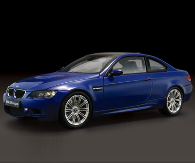 BMW M3 Coupé -E92- (2007) Kyosho 1/18 Azul Oscuro Metalizado 