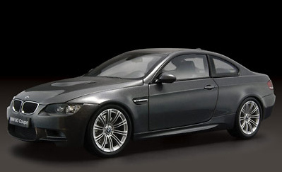 BMW M3 Coupé -E92- (2007) Kyosho 1/18 Gris Oscuro Metalizado 