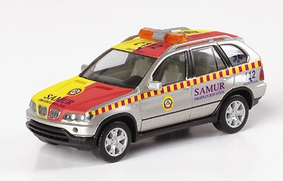 BMW X5 -E53- (2000) SAMUR Herpa 046299 1/87 