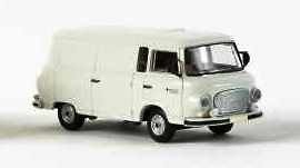 Barkas B1000 Furgoneta Cerrada (1961) Brekina 1/87 Gris Claro 