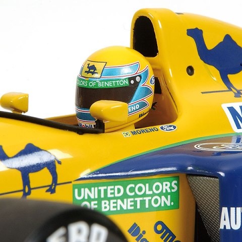 Benetton B191 nº 19 Roberto Moreno (1991) Minichamps 100910019 1/18 
