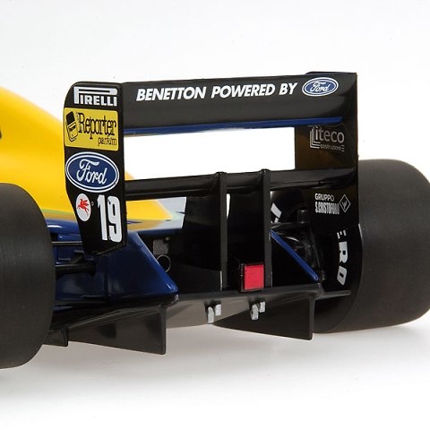 Benetton B191 nº 19 Roberto Moreno (1991) Minichamps 100910019 1/18 