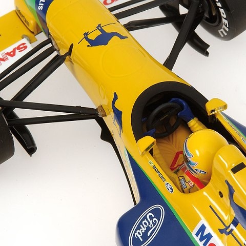 Benetton B191 nº 19 Roberto Moreno (1991) Minichamps 100910019 1/18 