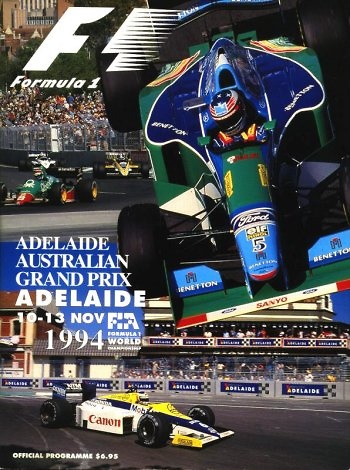 Poster del GP. F1 de Australia de 1994 