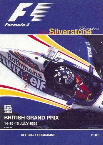 Poster del GP. F1 de Gran Bretaña de 1995 