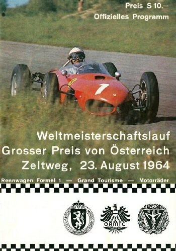Poster GP. F1 Austria 1964 