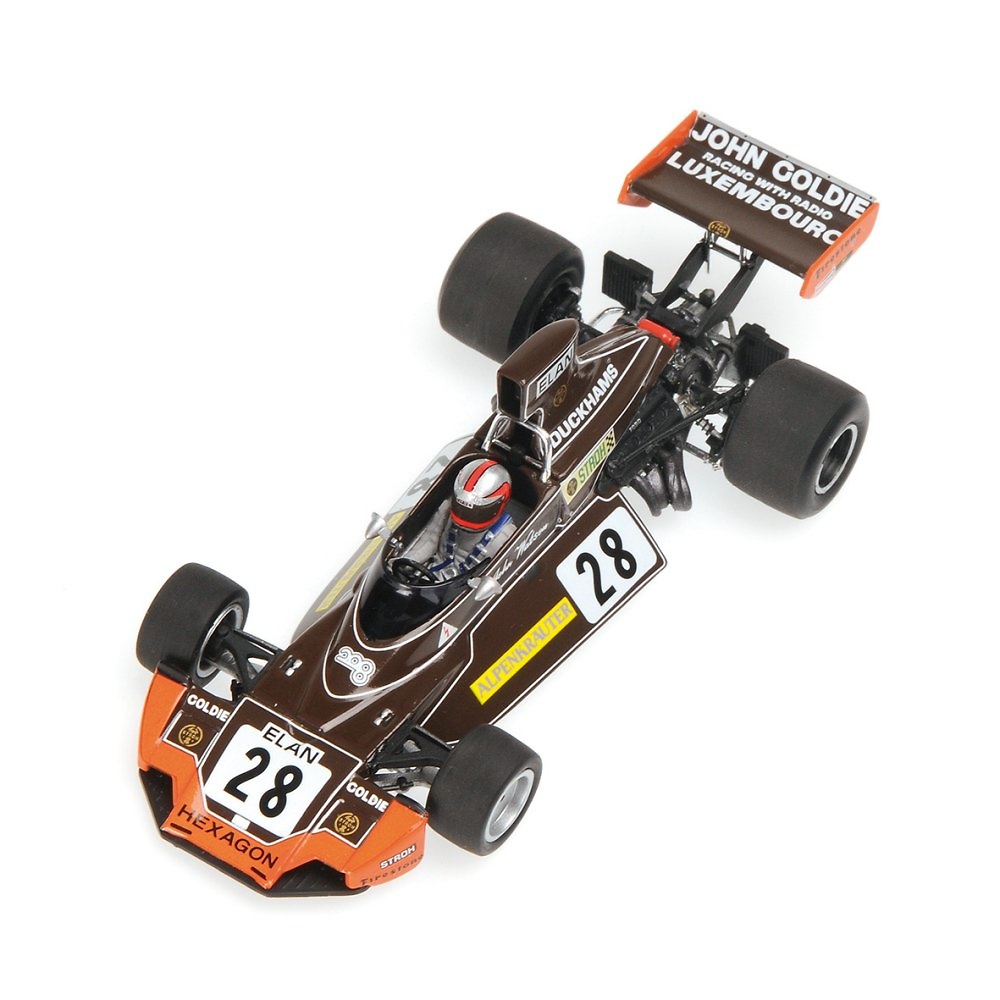 Brabham BT44 nº 28 John Watson (1974) Minichamps 400740028 1:43 