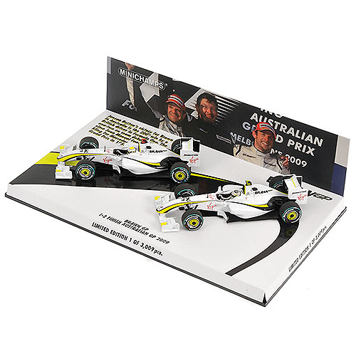 Minichamps 402092223 Brawn BGP001 Set 2 u. 