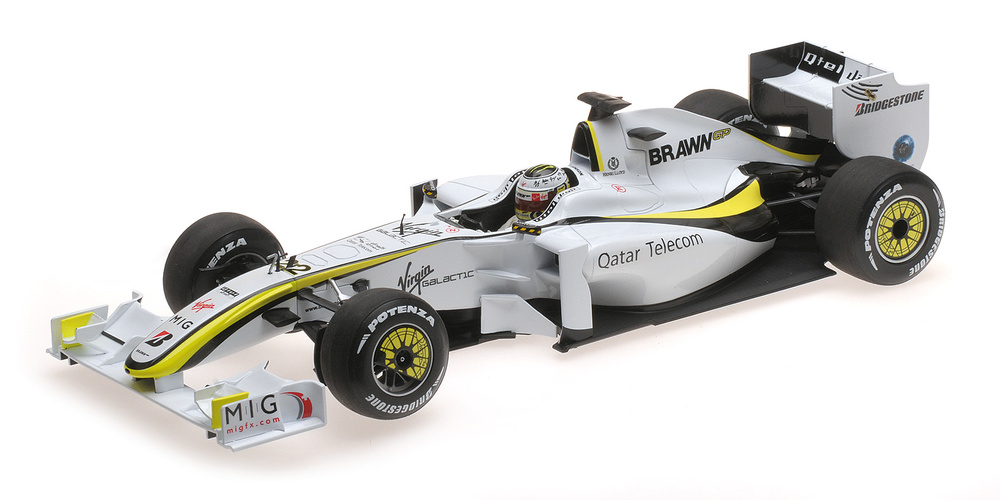 Brawn BGP001 nº 22 Jenson Button (2009) Minichamps 186090022 1:18 