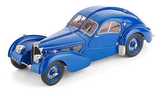 Bugatti Tipo 57 SC Atlantic (1938) CMC 1/18 Azul - Modelo Descatalogado 
