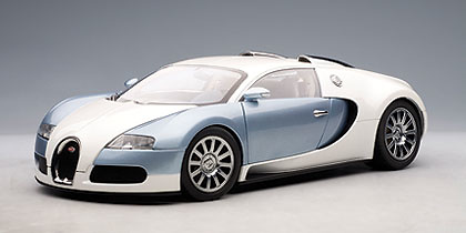 Bugatti Veyron 16.4 Autoart 1/18 Azul-Perla 