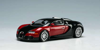 Bugatti Veyron 16.4 Production Car R Autoart 50906 1/43 Negro - Rojo 