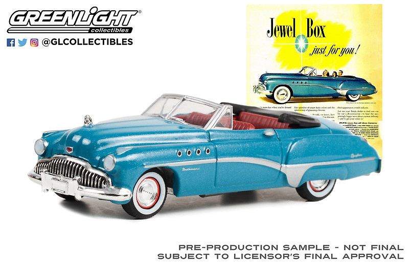 Buick Roadmaster (1949) Greenlight 39110A 1/64 