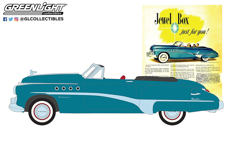 Buick Roadmaster (1949) Greenlight 39110A 1/64 