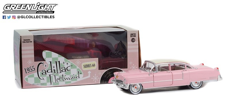 Cadillac Fleetwood Serie 60 (1955) Rosa Greenlight 84098 1/24 