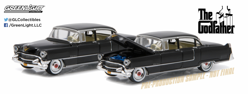 Cadillac Fleetwood Serie 60 (1955) película El Padrino Greenlight 44740B escala 1/64 