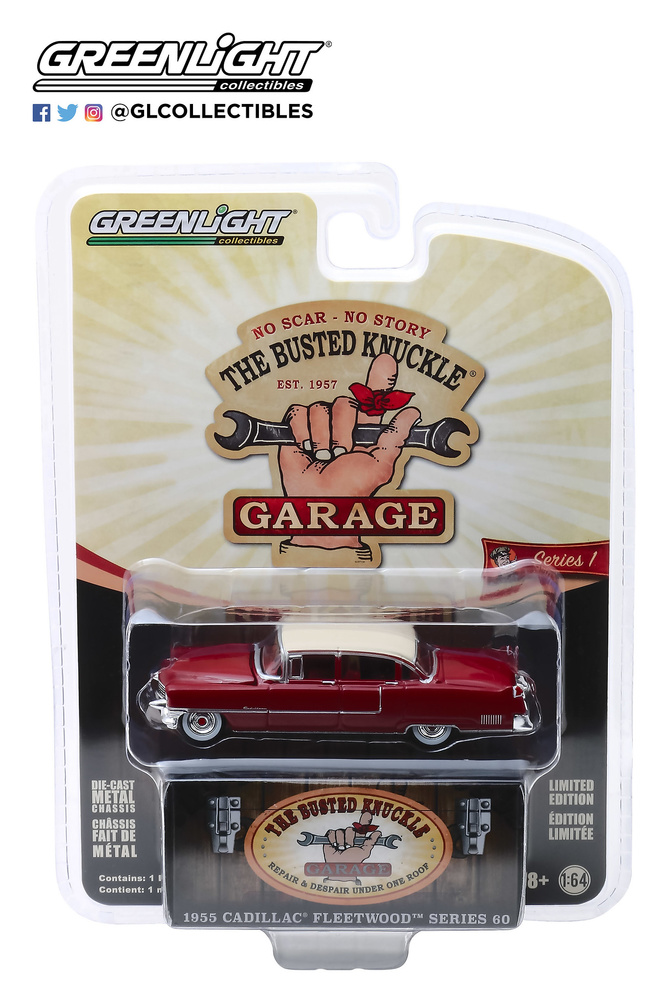 Cadillac Fleetwood Series 60 “Motor Medic” (1955) Greenlight 39010A 1/64 