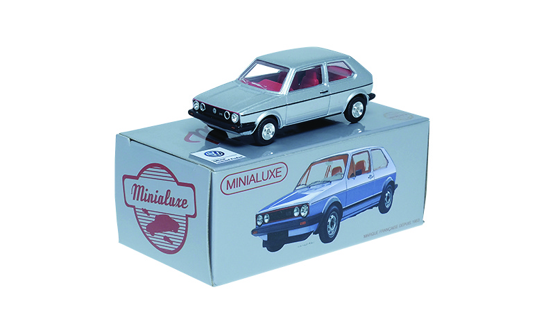 Caja Regalo 4 Volkswagen Golf serie 1 (1975) (Navidad 2017) Minialuxe MB102 1/66 