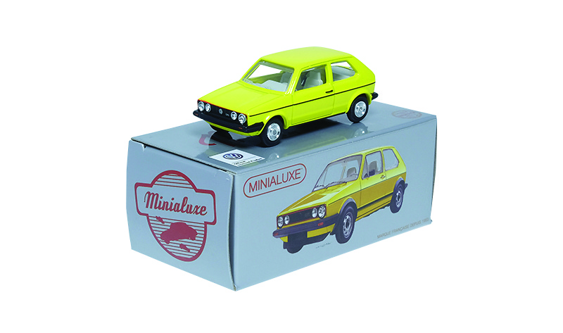 Caja Regalo 4 Volkswagen Golf serie 1 (1975) (Navidad 2017) Minialuxe MB102 1/66 