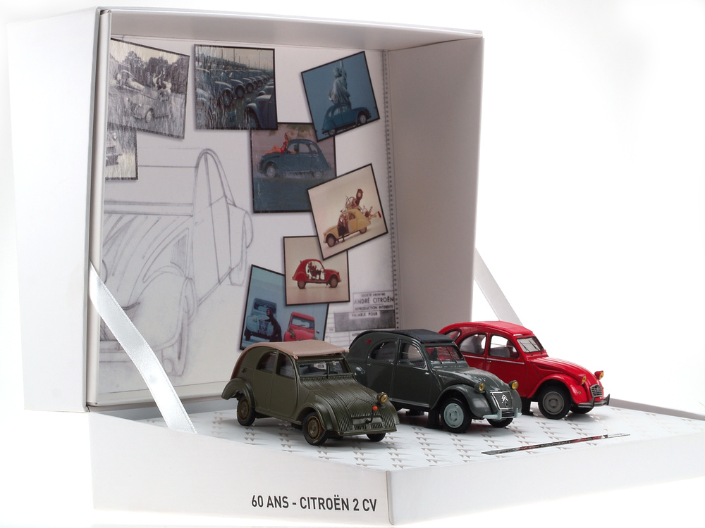 Caja conmemorativa 60 años del 2CV nº 2 Norev 151351 1/43 