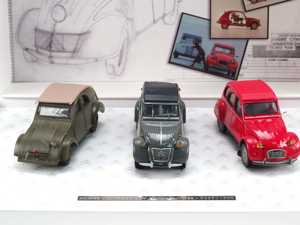 Caja conmemorativa 60 años del 2CV nº 2 Norev 151351 1/43 