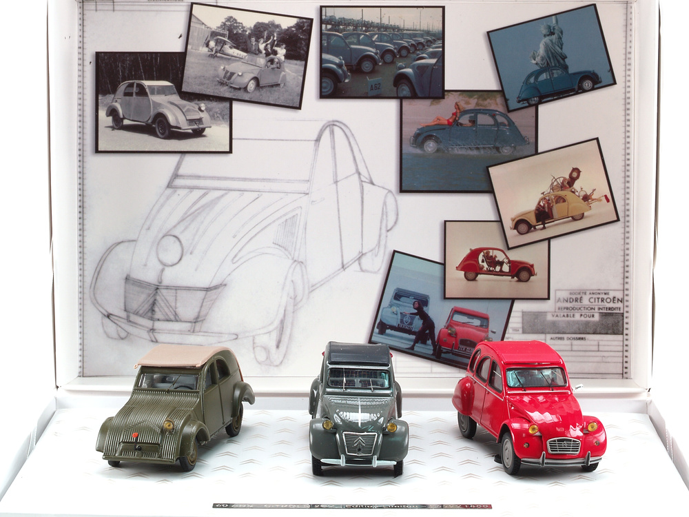Caja conmemorativa 60 años del 2CV nº 2 Norev 151351 1/43 
