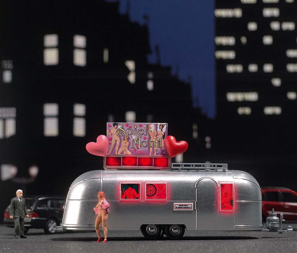 Caravana Americana Aluminio Busch 1/87 