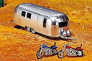 Caravana Americana Aluminio Busch 1/87 