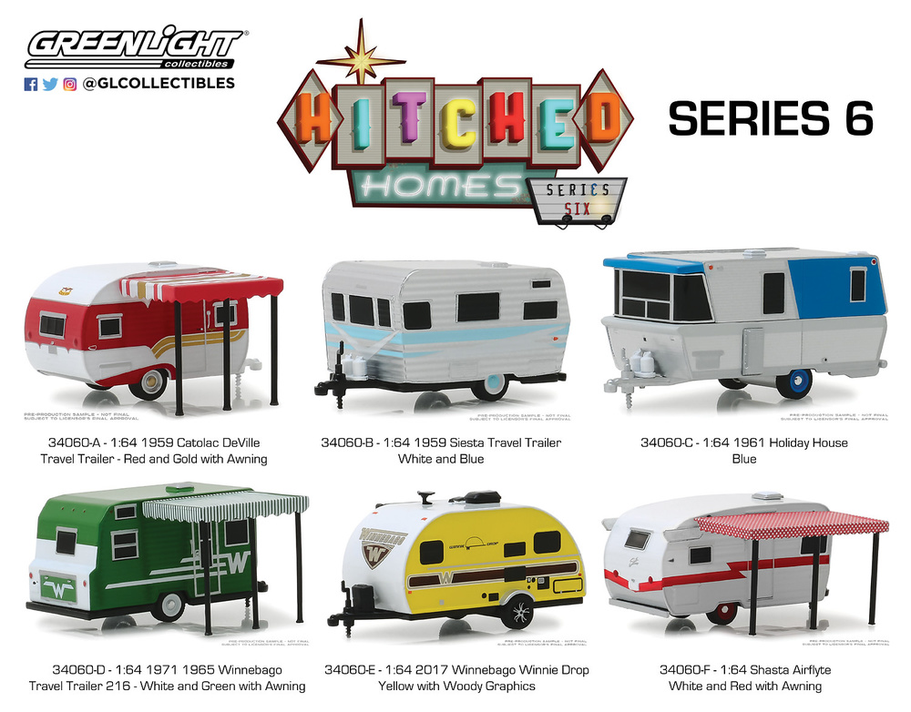 Winnebago Winnie Drop 1710 (2017) Greenlight 34060E 1/64 